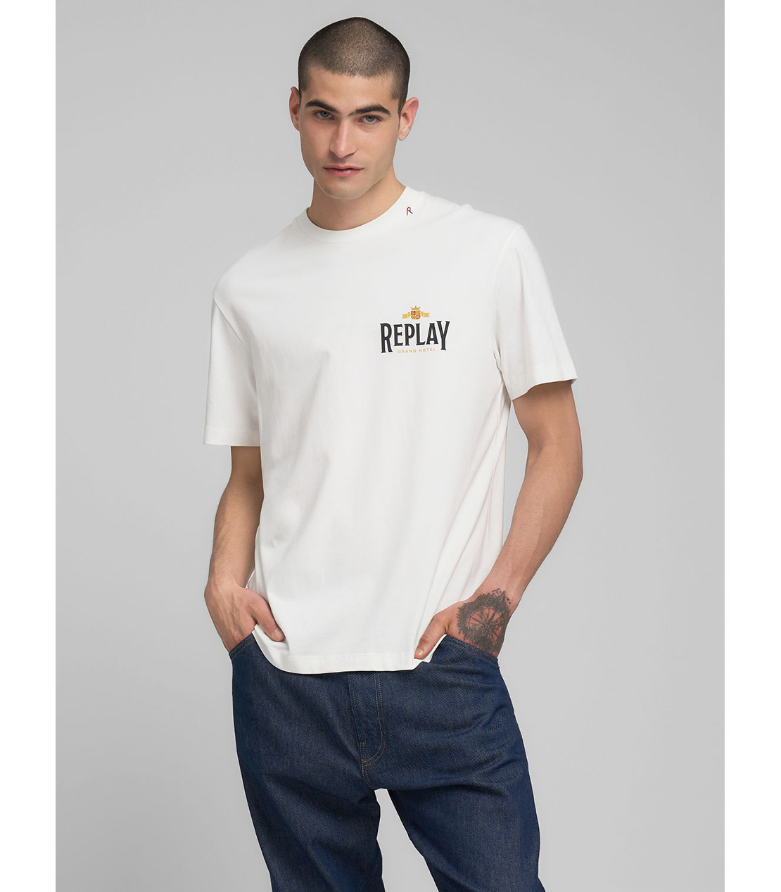 リラックスフィット ヘビーコットンジャージーCOOL ASPEN Tシャツ